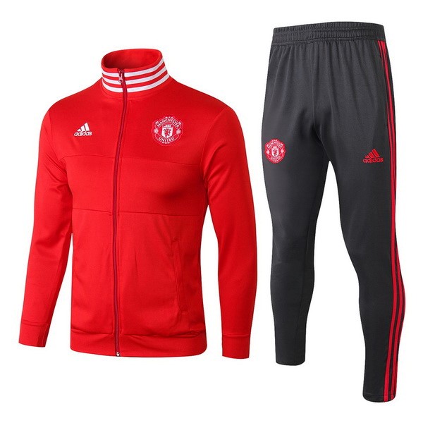 Chandal del Manchester United 2018-2019 Rojo Gris